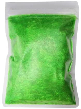 GXGM Pianta di erba artificiale di muschio, architetture paesaggistiche per modellismo Ferroviario, Polvere di erba statica 30 g/sacchetto,Erba finta,Erba modellismo(Bellissimo verde)
