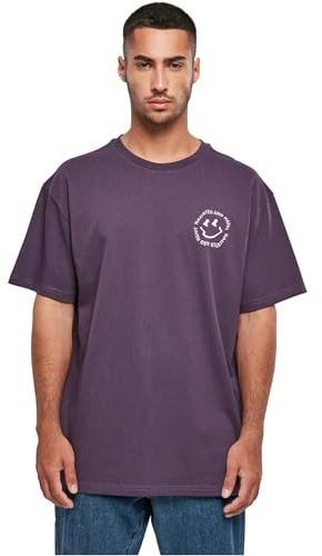 MERCHCODE Herren Mp0009016-halloween - Haunted and Happy Tee T-Shirt (1er Pack)