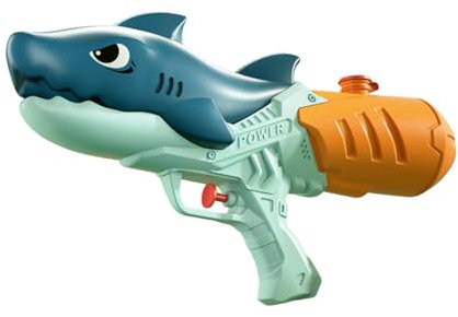 MERIGLARE Wasserspielzeug für Erwachsene Und Kinder, Tragbar, Vielseitig Einsetzbar für Poolpartys Und Strand, Blauer Hai