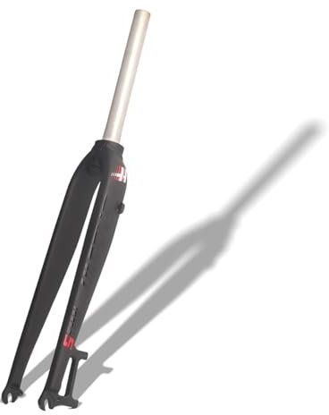 KANGXYSQ Bikes Rigid Fork 26 27.5 29 Universal Mountain Bikes Fork 28.6mm Straight Tube Aluminum Alloy Front Fork Disc Brake Quick Release 9mm Bikes Hard Front Fork(29in,MD5 black)