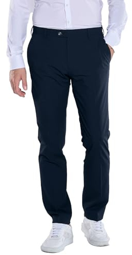 emilio adani Herren Anzug-Hose Slim fit, Indigoblau