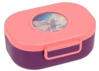 LÄSSIG Style & Snack Lunchbox Unique Berry/Pink lachsfarben dunkelviolett