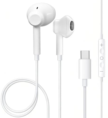 LIIGOU USB-C In-Ear Kopfhörer mit Kabel, Geeignet für Phone 17/16/15 Series