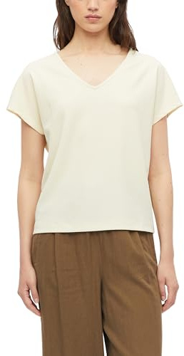 s.Oliver Strukturiertes V-Neck-T-Shirt im Relaxed Fit