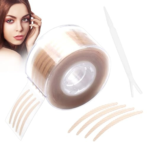 600 Stück Schlupflider Tapes Unsichtbar, Augenlid Stripes Schlupflider Stripes Hautfarbe, Eyelid Tape, Augenlid Lifting Ohne OP, Augenpflaster Unsichtbar