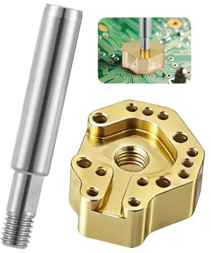 Lötspitze mit Adapter, Werkzeug für die Joystick-Reparatur und den Austausch von Controller-Thumbsticks, Entlöt- und Montageset, kompatibel mit P4, P5, NS Pro, J Con, Xbox Series X/S und Xbox One