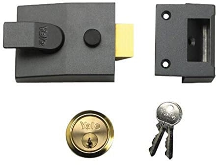 Yale P-88-DMG-PB-60 - Standard Nightlatch - 60mm - Dark Metallic Finish - Standard Security