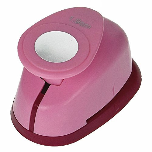 efco 1791114 Stanzer M, Kreis 3/4 Zoll Motivstanzer, Kern: Metall, Pink, 7,5 x 5 x 5 cm