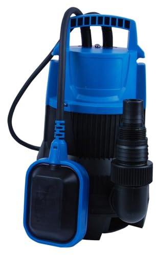 SPID'O - Bomba de Achique 400W - 9 m3/h - Aguas Cargadas - Partículas 30 mm - Altura Máx 5,5 m - Compacta