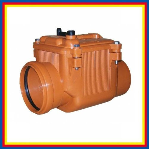 Rückstauklappe DN 110 mit Verriegelung Rattenschutz