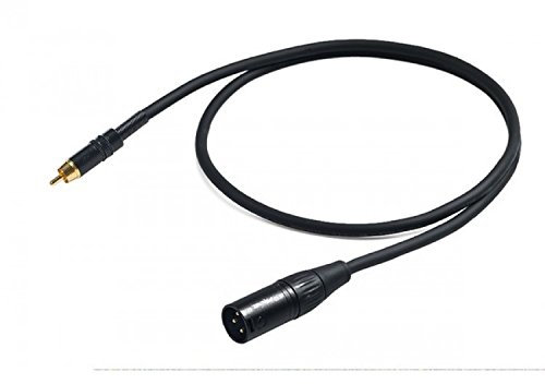 PROEL CHLP260LU15 Cavo Audio Plug RCA a Cannon 3P XLR Maschio 1,5mt