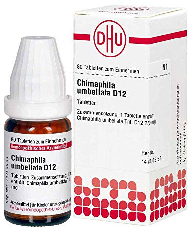 DHU Chimaphila umbellata D12 Tabletten, 80 St. Tabletten