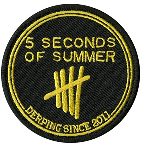 5 Seconds Of Summer Derping Stamp Patch