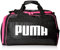 PUMA Damen Evercat Candidate Duffel Bag Sport-Tragetaschen, Schwarz/Pink, Einheitsgröße