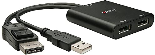 LINDY 38427 2 Port DisplayPort 1.2 MST Hub