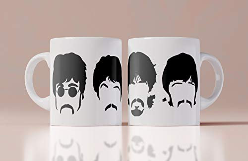 The Beatles - Taza de desayuno, diseño de los Beatles