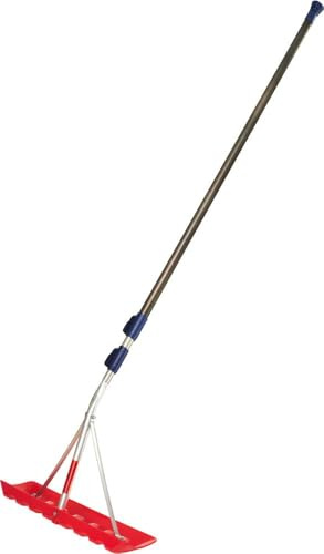 Freund Victoria Dachräumer 97307 (mit Teleskopstiel 228-500 cm, Kunststoffblatt 60x15 cm, Stiel Aluminium, für Dächer/Vordächer, Markisen, Rutschfester Griff) 2030614