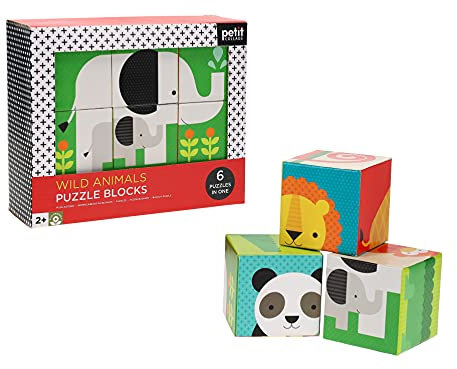 Petit Collage PTC516 Puzzle Blocks, Multi