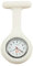 TOPSTUFF - Montre pour Blouse Infirmière Montre Silicone avec Broche pour Infirmières et à Tout Autre Professionnel de la Santé (Blanc)