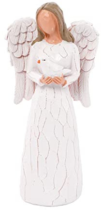Heilender Engel, geformte handbemalte Figur, Gedenkengel Sammelfigur - Ermutigungsgeschenk, ein Geschenk zum Komfort und zur Förderung der Hoffnung und Heilung