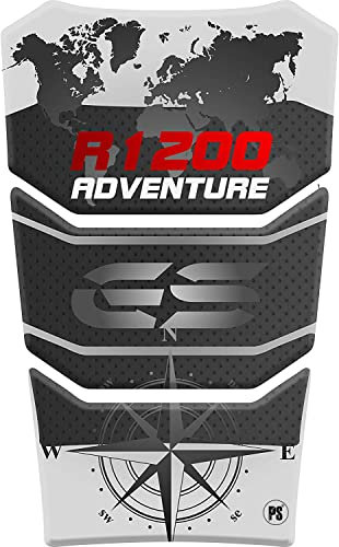 PARASERBATOIO RESINATO ADESIVO EFFETTO 3D, COMPATIBILE CON MOTO BMW R1200GS R 1200 R-1200-GS BMW-R1200GS GS Adventure ADV GS-Adv v12