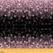Kirschblütenstoff Meterware Rosa Blumen Polsterstoff für Stühle Blütenblatt Blumen Dekostoff Sternenhimmel Glitzer Mädchenhafter Stoff für drinnen und draußen 276 x 150 (HxB) Pink Schwarz