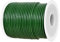 GENIQUE Real/Genuine Round Leather String Cord for Necklace, Bracelets, Jewelry, Kumihimo Braiding, DIY Projects (20 Metres) (2mm, Green)