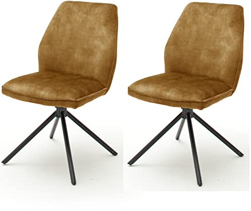 Robas Lund Ottawa Esszimmerstühle Set, Curry, 52x89x64