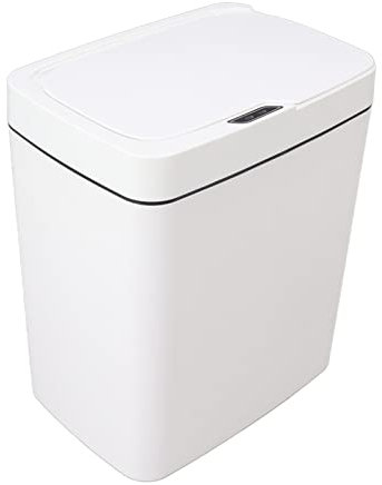 Automatischer Mülleimer, berührungsloser Bewegungssensor 18L Automatischer Mülleimer Schmal Stumm Smart Elektrischer Abfalleimer mit Deckel für Wohnzimmer, Schlafzimmer, Bad, Büro