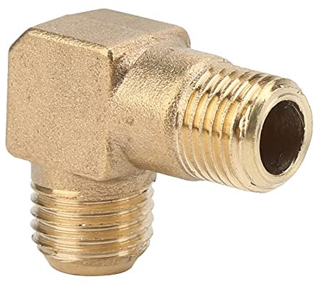 Luftkompressor-Winkelstück, G1/4xM14 90-Grad-Winkelstück aus Messing, Kompressor-Zubehör, Luftpumpen-Rohrverschraubungen, Teile, Verschiedene Andere Pumpen und Zubehör