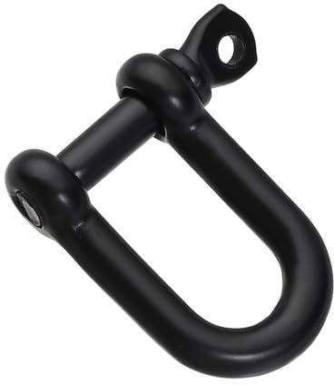 BREAKA 5PCS Solide Edelstahl Karabiner D Bogen Heftklammern Schäkel Schlüssel Ring Schlüsselbund Haken Joint Stecker Schnallen Outdoor Armband Schnalle (Color : 1)