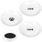 Radsocken 3PCS Ceramic Cat Bowls, Wide Shallow Cat Food Dishes with Non-Slip Silicone Bottom, Anti Whisker Fatigue Kitten Dishes Set for Indoor Cats small dog, Cat Plates for Food and Water
