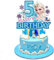 Happy Birthday Tortendeko,Dekoration für Kuchen,Cake Topper 5 Geburtstag,Tortendeko Mädchen, Tortendeko Kindergeburtstag,Cake Topper Geburtstag Deko für Mädchen Jungen Kinder (blau 5)