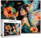 Fairy Girl Jigsaw Puzzles 1000 Stück für Erwachsene, Familien (Weiblich,Schmetterlingsflügel,Blumen,Regentropfen) Stücke passen perfekt zusammen Frau Frameable Magic Puzzle Art Gift（Colorful）