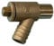 ODSUPPLIES 15mm Type A Draw Off Cock (Draw Off Valve / Radiator Drain Off / Drain Off Valve) - Brass, 2 Ports, 15mm Inlet & Outlet, BS2879, Pack of 1