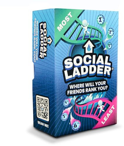The Sidemen SOCIAL LADDER Card Game | The Funniest Rating Party Card Game | By The Sidemen | Rank Your Friends Most to Least and Best to Worst | Where Will You Rank? For Adults and Teens 16+