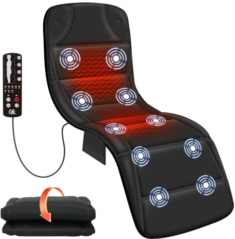 CILI Full Body Massage Mat with Heat, Vibration Back Massage Pad, Full Body Massager for Bed Chair Sofa, Massage Mattress Pad