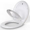 Premium Family Toilet Seat Urea Formaldehyde Soft Close Toilet Seat with Detachable Child Seat, Magnetic Toilet Lid with Quick Release and Adjustable Hinges, O Shape Toilet Seats for Toddlers Adults