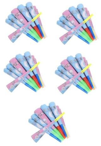 5 Sätze Lautsprecher Für Geburtstagsfeiern Mini-megafon-lautsprecher Megaphone Jubeln Megaphone Für Partys Gaming-geburtstagsparty-zubehör Für Jungen Dekoration Papier 12 Stück * 5 Alipis