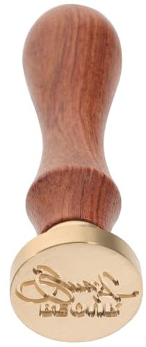 EXCEART 1 Satz Wachssiegel Streifen Polieren goldenes Siegel Gesicht Entfernung Rot briefumschläge siegelstempel hochzeitsdeko Briefmarke Vintage Siegellackstifte Wachs Siegelmaterial Holz