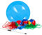 Juggle Dream Jonglierspiel-Set Jonglierteller (Blau) inkl. Stab, 3 Stück Junior Jongliertücher (Rot, Blau, Grün), 3er Pro Thud Jonglierbälle (Mehrfarbig)