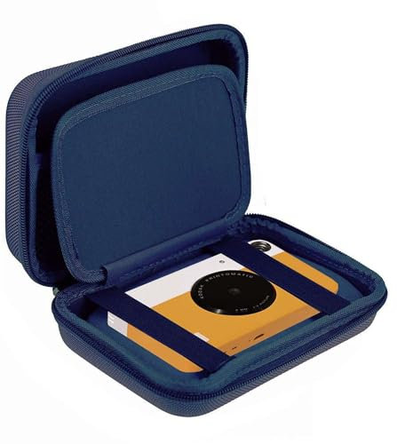 Navitech Blue Travel Hard Case Compatible With HP Sprocket 2x3 Inch Instant Smartphone Photo Printer