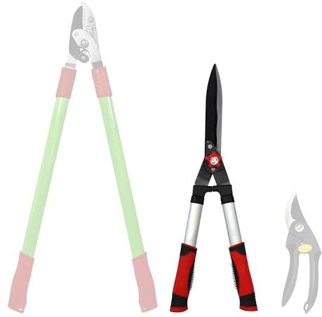 BOOMET Heckenschere · 20 cm lange SK5-Stahlklinge für präzises und schnelles Schneiden im Garten