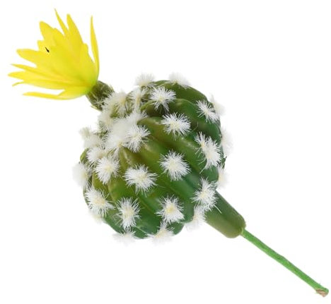 DECOMELODY Cactus Artificial Decorativo Flor Suculentas Falsas para Oficina y Hogar Adornos De Escritorio Sin Mantenimiento Diseño Realista