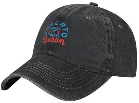 kenwozi Roberto Duran Manos De Piedra Boxing Summer Vintage Denim Cap Unisex Snapback Trucker Hat