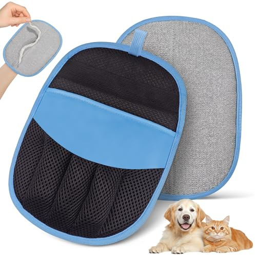 YOSEPATI Guanto Magic Brush per Rimozione del Pelo degli Animali Domestici | Guanto Togli Peloda Toelettatura Elettrostatico per Cani e Gatti, Rimuovi-Pelo, Rimuovi-Pelo per Mobili & Abbigliamento