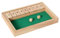 Bartl 107990 Klappenspiel, Shut The Box, Würfelspiel, hochwertige Ausführung aus Buchenholz