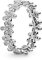 PANDORA Damen-Ring Glanzvolles Gänseblümchen-Band 925 Silber Zirkonia weiß Gr. 60 (19.1) - 190934CZ-60