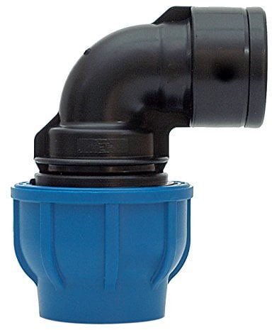 Irritec Gomito Compressione PP PN16-20 x ½ Femmina - Raccordo Tubi polietilene Curva