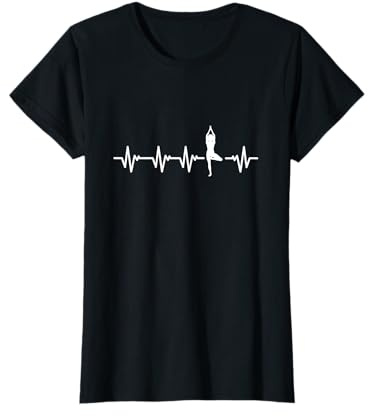 Yoga Herzschlag Namaste T-shirt T-Shirt